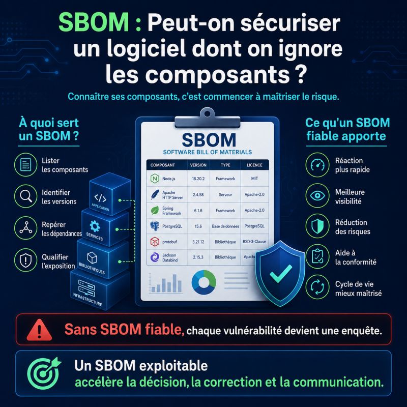 Illustration de l'article SBOM : peut-on sécuriser un logiciel dont on ignore les composants ?