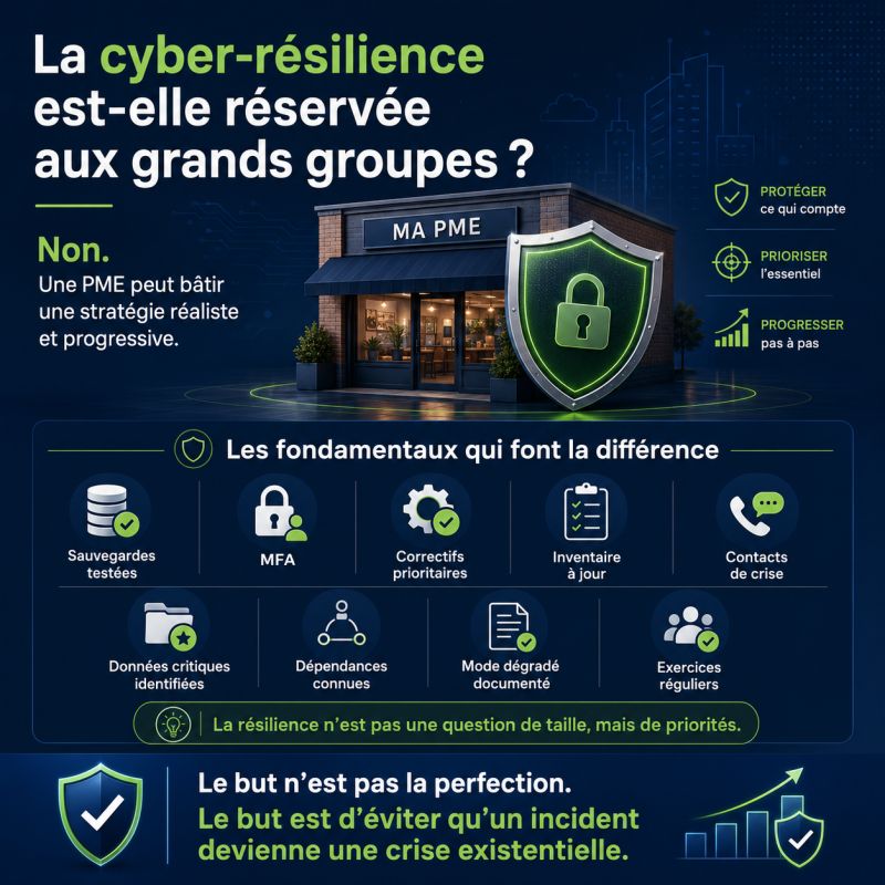 Illustration de l'article La cyber-résilience est-elle réservée aux grands groupes?